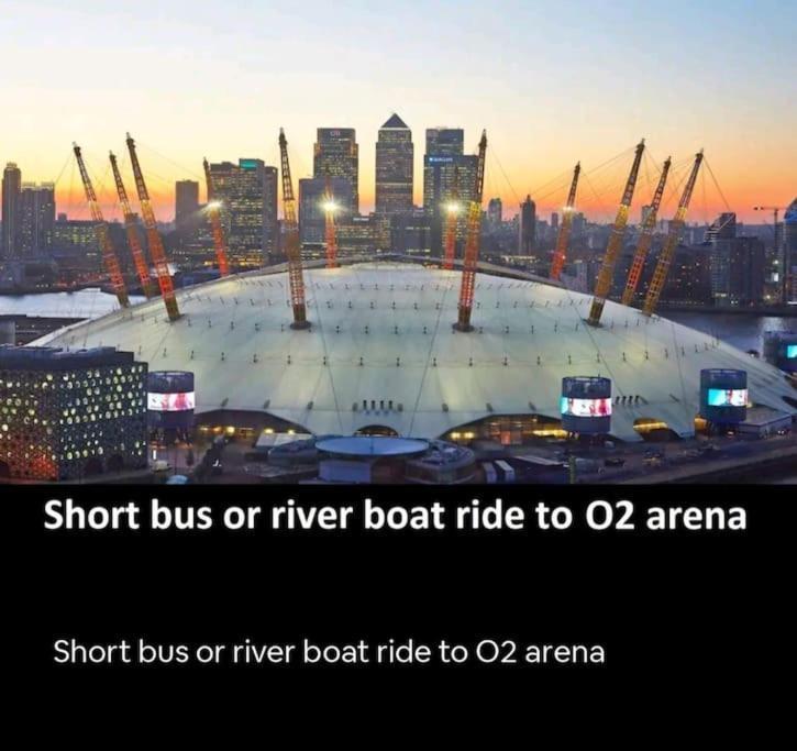 Snuggle Inn - Riverside Apartments - Views Over Looking London River Thames, Close To O2 Arena, London Excel, London City Airport, Thames Clipper- River Boat Service, Woolwich Ferry, Onsite Parking, Twin Room Option Available ภายนอก รูปภาพ